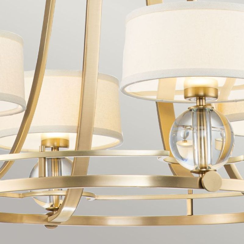 Gotham - Taklampe i børstet messing