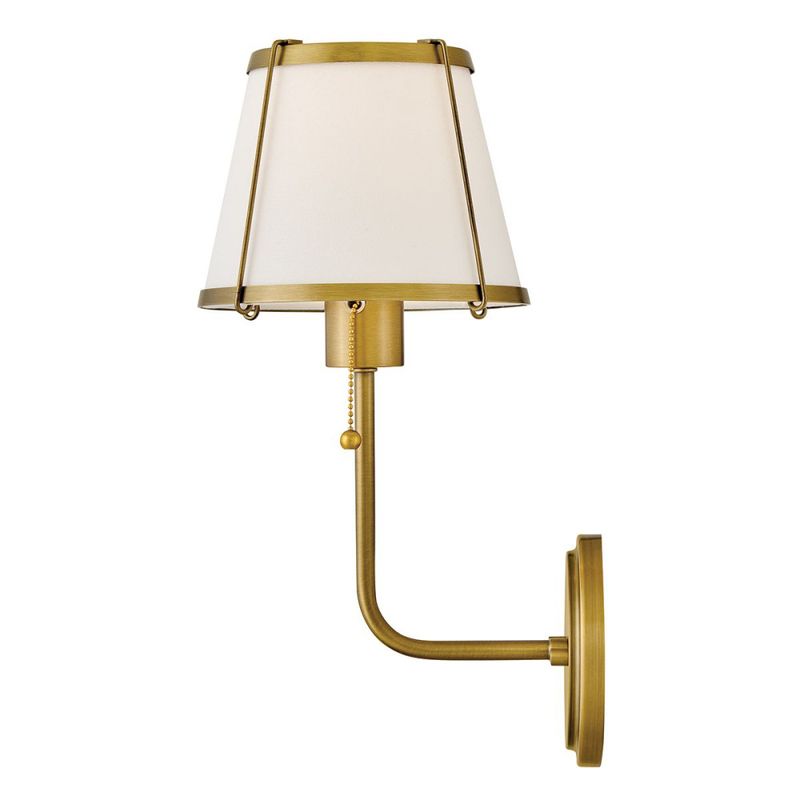 Clarke - Vegglampe i mørk messing