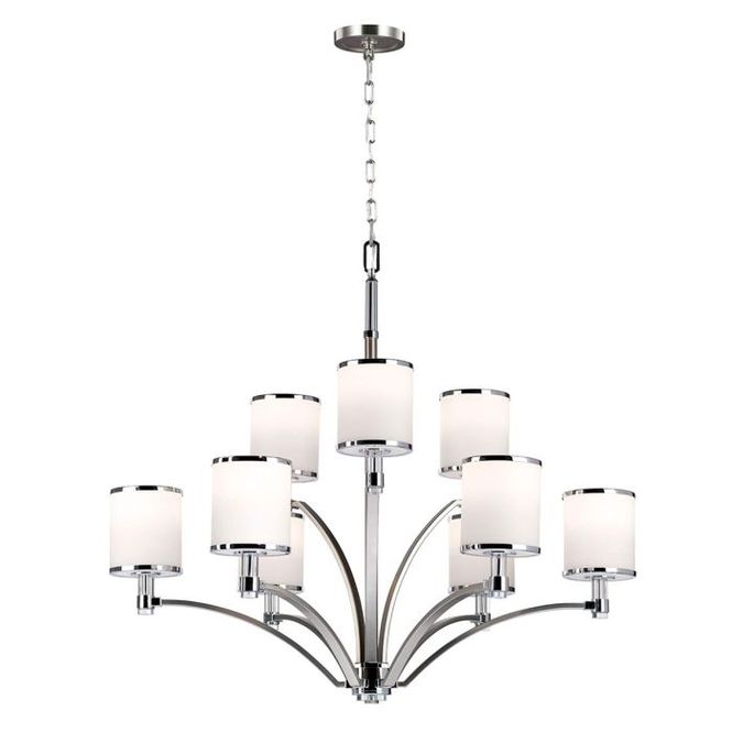 Hovedbilde Prospect Park - Taklampe i nikkel m/krom