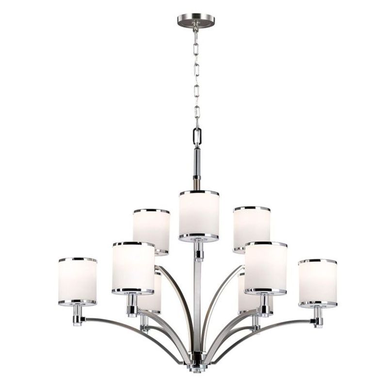 Prospect Park - Taklampe i nikkel m/krom