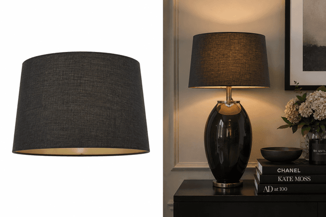 Hovedbilde Lampeskjerm - Charcoal Grey 48cm