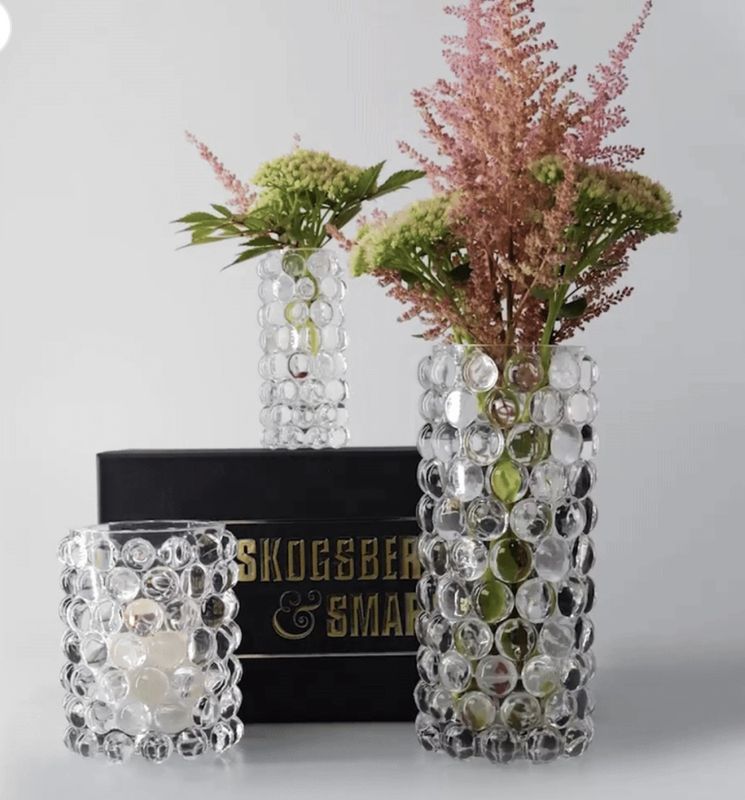 Vase Hurricane Boule - Clear