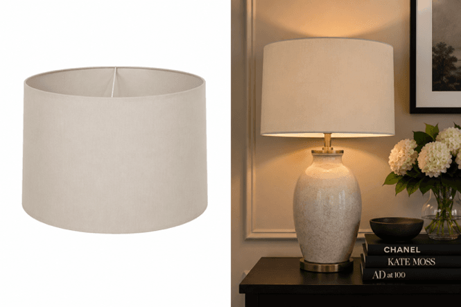 Hovedbilde Lampeskjerm - Soft Latte 48cm
