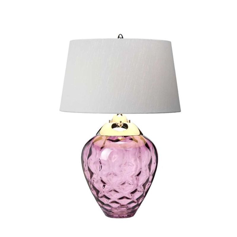 Samara - Bordlampe i glass m/skjerm