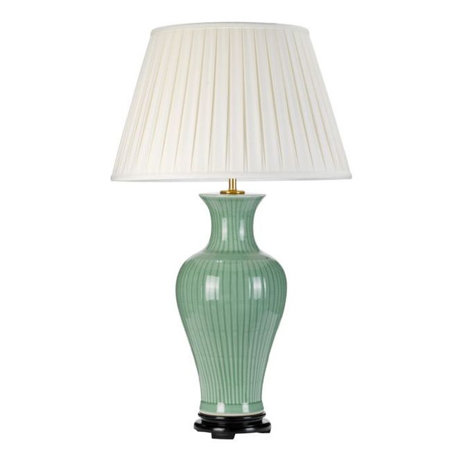 Hovedbilde Dalian - Bordlampe m/kremhvit skjerm