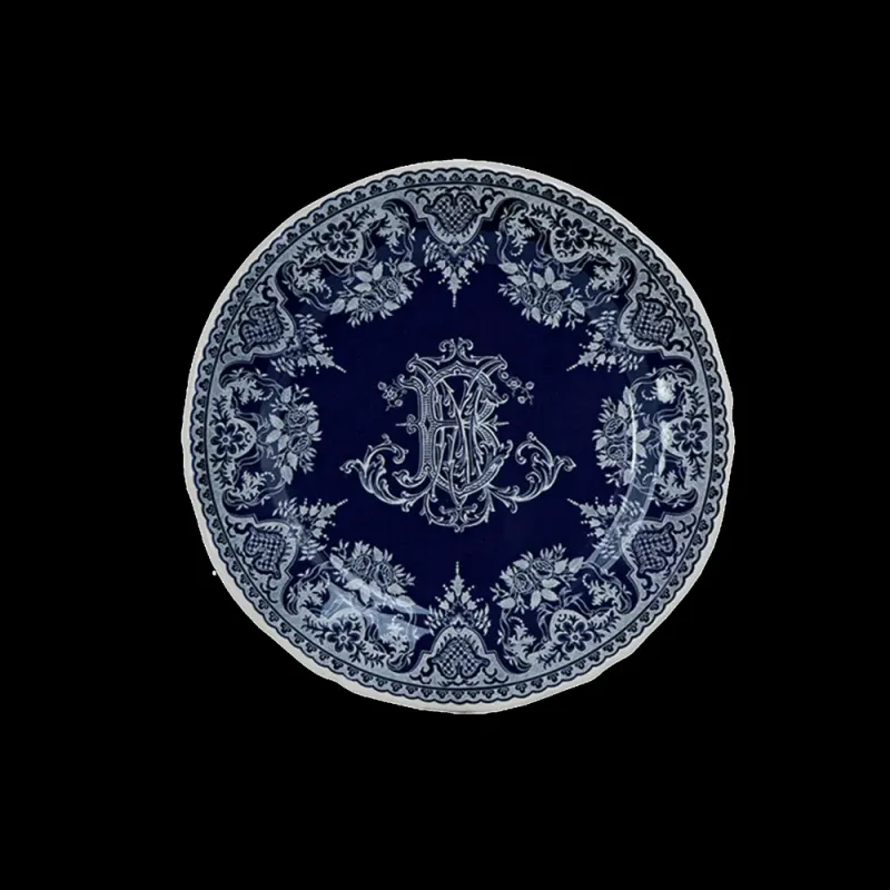 Gien | Depareillees Bleu Monogram frokosttallerken 23 cm
