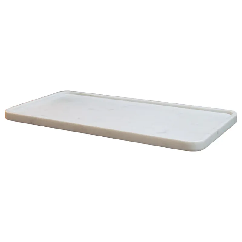 Marmorbrett - Kiara White Plate